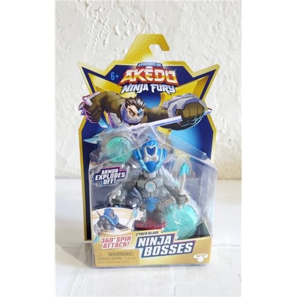 Legends of Akedo Ninja Fury Ninja Bosses Cyber Blade Mini Battling Action Figure - Picture 1 of 8